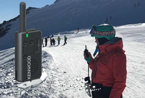 Радиостанция  KENWOOD для горнолыжников
